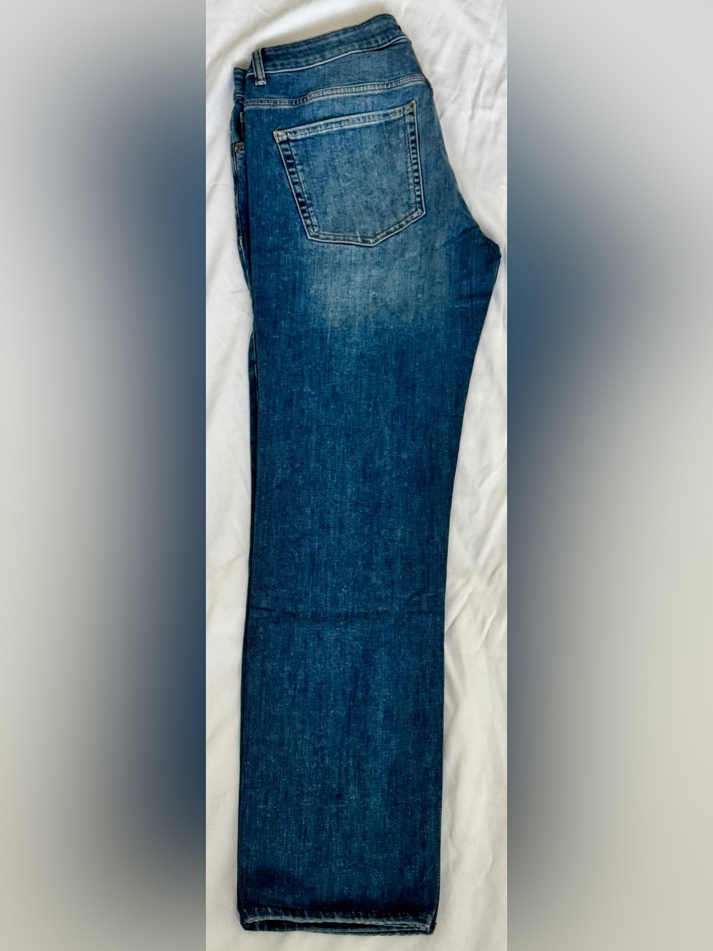 DL1961 Men's Slim Straight Jeans in Blue Wash